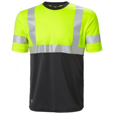 Marškinėliai HELLY HANSEN Addvis T-Shirt CL1, geltoni Marškinėliai HELLY HANSEN Addvis T-Shirt CL1, geltoni
