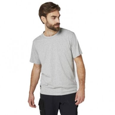 Marškinėliai HELLY HANSEN Chelsea Evolution Tee, pilki 2 Marškinėliai HELLY HANSEN Chelsea Evolution Tee, pilki 2