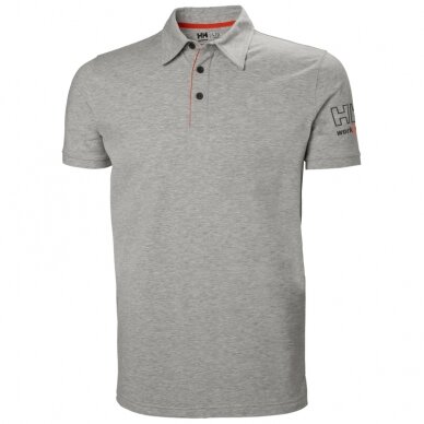 Marškinėliai HELLY HANSEN Kensington Polo, pilki
