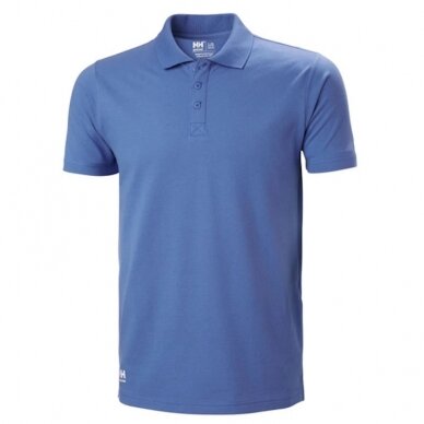 Marškinėliai HELLY HANSEN Manchester Polo, šviesiai mėlyni Marškinėliai HELLY HANSEN Manchester Polo, šviesiai mėlyni
