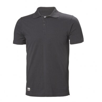 Marškinėliai HELLY HANSEN Manchester Polo, pilki Marškinėliai HELLY HANSEN Manchester Polo, pilki
