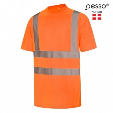 Marškinėliai PESSO HVMOR Hi-vis,oranžiniai 1 Marškinėliai PESSO HVMOR Hi-vis,oranžiniai 1