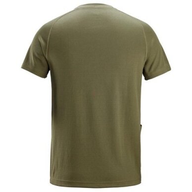 T-krekls SNICKERS WORKWEAR Stay Fresh Bamboo 2556, khaki 1 T-krekls SNICKERS WORKWEAR Stay Fresh Bamboo 2556, khaki 1