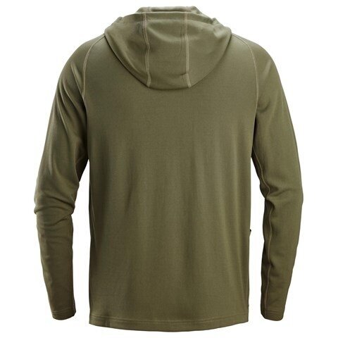T-krekls SNICKERS WORKWEAR Stay Fresh Bamboo 2456 ar kapuci, khaki 1 T-krekls SNICKERS WORKWEAR Stay Fresh Bamboo 2456 ar kapuci, khaki 1