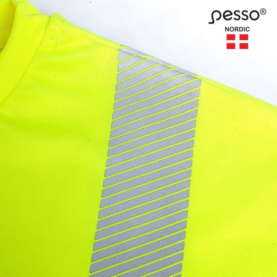 T-krekls bez grumbām PESSO HVMCOT Hi-vis, dzeltens 6 T-krekls bez grumbām PESSO HVMCOT Hi-vis, dzeltens 6