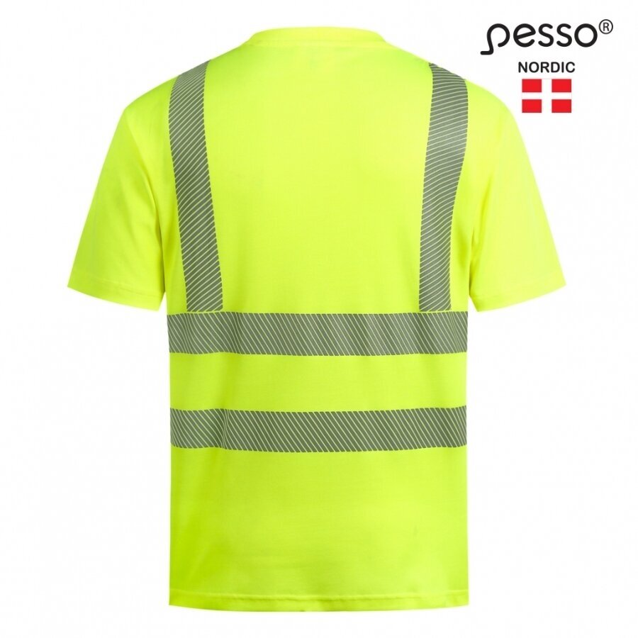 T-krekls bez grumbām PESSO HVMCOT Hi-vis, dzeltens 1 T-krekls bez grumbām PESSO HVMCOT Hi-vis, dzeltens 1