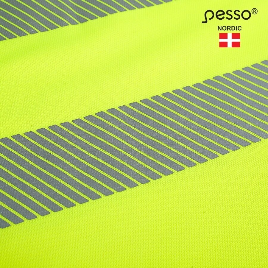 T-krekls bez grumbām PESSO HVMCOT Hi-vis, dzeltens 3