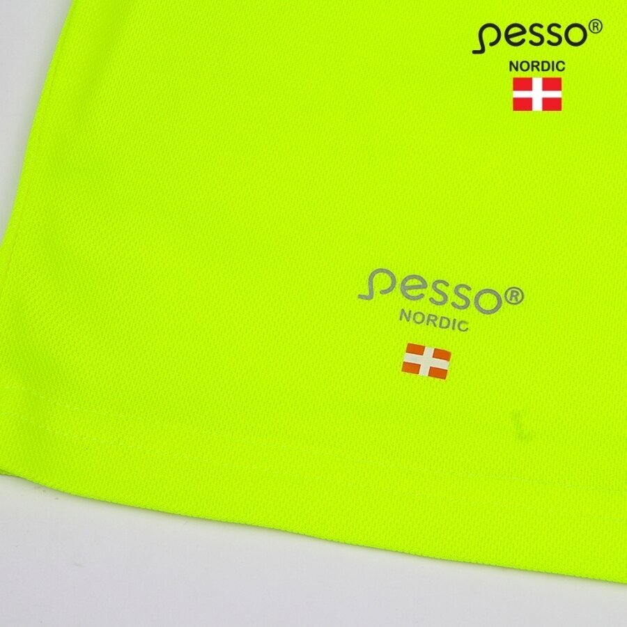 Marškinėliai PESSO HI-VIS HVMIL ilgomis rankovėmis, geltoni 4 Marškinėliai PESSO HI-VIS HVMIL ilgomis rankovėmis, geltoni 4