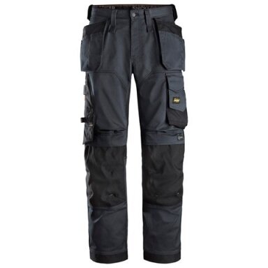 Izturīgas SNICKERS WORKWEAR AllroundWork 6251 darba bikses ar karājamām kabatām, tumši pelēkas