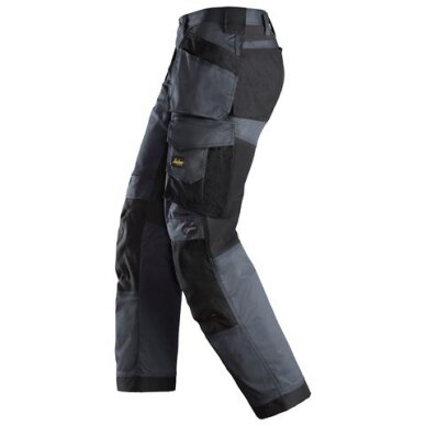 Izturīgas SNICKERS WORKWEAR AllroundWork 6251 darba bikses ar karājamām kabatām, tumši pelēkas 2