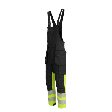 Elastīgs kokvilnas puskombinezons BoSafety COMBO PLUS Hi-Vis 1