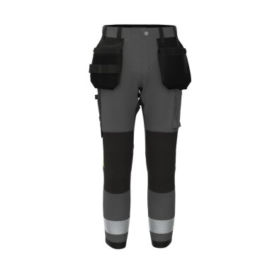 Bikses 4-WAY STRETCH TENSION PLUS tumši pelēkas/melnas