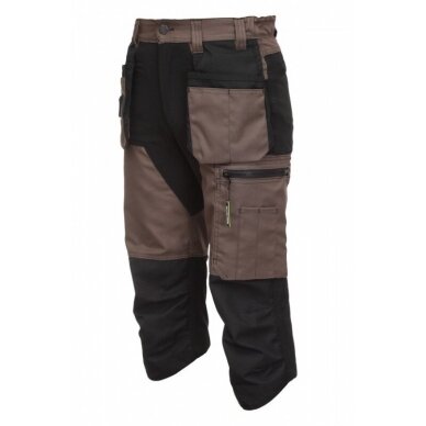 BoSafety BR-MASHUPPLUS-RC-0502 pusgarās bikses ar elastīgām detaļām, zila/melna 3