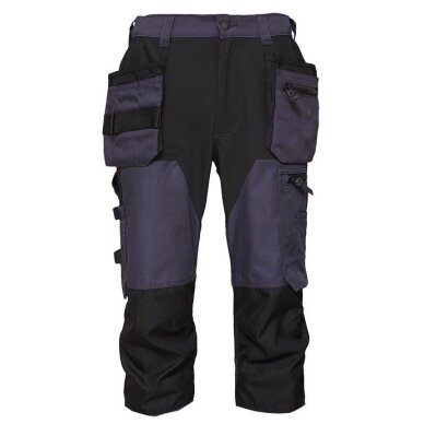 BoSafety BR-MASHUPPLUS-RC-0502 pusgarās bikses ar elastīgām detaļām, zila/melna BoSafety BR-MASHUPPLUS-RC-0502 pusgarās bikses ar elastīgām detaļām, zila/melna