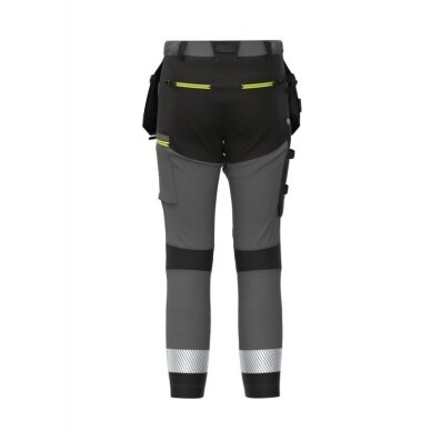 Bikses 4-WAY STRETCH TENSION PLUS tumši pelēkas/melnas 2