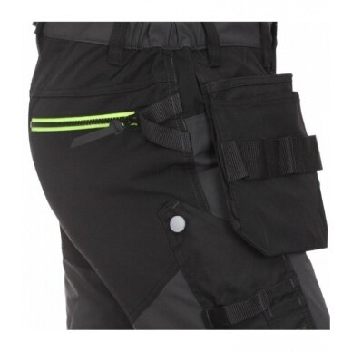Bikses 4-WAY STRETCH TENSION PLUS tumši pelēkas/melnas 5 Bikses 4-WAY STRETCH TENSION PLUS tumši pelēkas/melnas 5