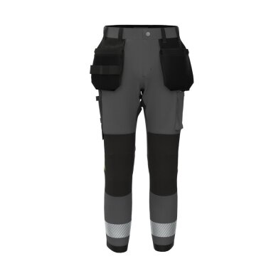 Bikses 4-WAY STRETCH TENSION PLUS tumši pelēkas/melnas