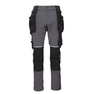 Darba bikses BoSafety TR-TENSIONPRO-0602 ar piesprādzējamām piekarināmām kabatām