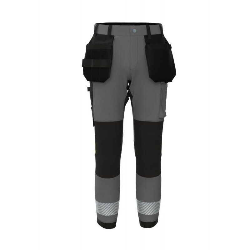 Bikses 4-WAY STRETCH TENSION PLUS tumši pelēkas/melnas 1