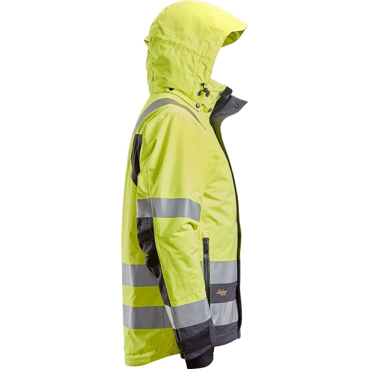 Ūdensizturīga Hi-Vis 37.5® ziemas jaka ar kapuci SNICKERS WORKWEAR 3. klase 3
