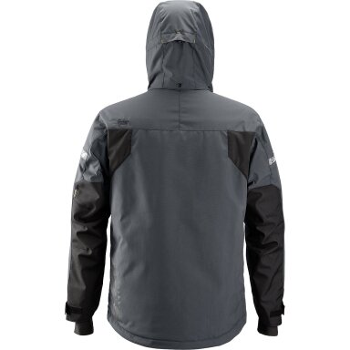 Vandeniui atspari žieminė striukė su kapišonu 37.5® SNICKERS WORKWEAR, pilka Vandeniui atspari žieminė striukė su kapišonu 37.5® SNICKERS WORKWEAR, pilka