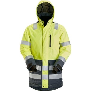 Ūdensizturīgs Hi-Vis parka SNICKERS WORKWEAR 37.5® dzeltens
