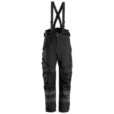 Ūdensnecaurlaidīgas ziemas bikses SNICKERS WORKWEAR AllroundWork 37.5® 6620, melnas
