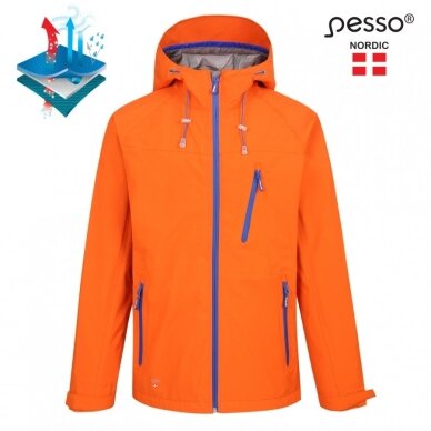 Ūdensizturīga jaka Pesso BONNA, oranža