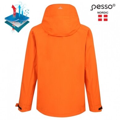 Ūdensizturīga jaka Pesso BONNA, oranža 2