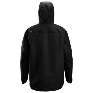 Ūdensizturīga un elpojoša SNICKERS WORKWEAR 1304 jaka, melna 1