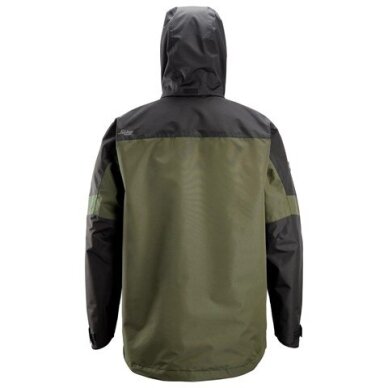 Ūdensnecaurlaidīga un elpojoša SNICKERS WORKWEAR 1304 jaka, haki krāsā 1