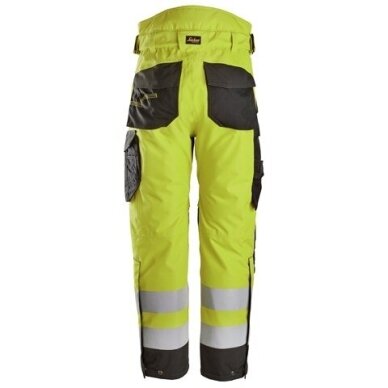 Ūdensnecaurlaidīgas SNICKERS WORKWEAR AllroundWork Hi-Vis 37.5® 6630 ziemas bikses 2 Ūdensnecaurlaidīgas SNICKERS WORKWEAR AllroundWork Hi-Vis 37.5® 6630 ziemas bikses 2