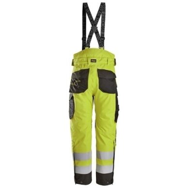 Ūdensnecaurlaidīgas SNICKERS WORKWEAR AllroundWork Hi-Vis 37.5® 6630 ziemas bikses 1 Ūdensnecaurlaidīgas SNICKERS WORKWEAR AllroundWork Hi-Vis 37.5® 6630 ziemas bikses 1