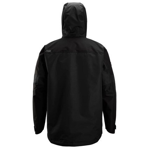 Ūdensizturīga un elpojoša SNICKERS WORKWEAR 1304 jaka, melna 1 Ūdensizturīga un elpojoša SNICKERS WORKWEAR 1304 jaka, melna 1