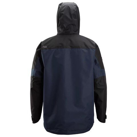 Ūdensizturīga un elpojoša SNICKERS WORKWEAR 1304 jaka, zila 1 Ūdensizturīga un elpojoša SNICKERS WORKWEAR 1304 jaka, zila 1
