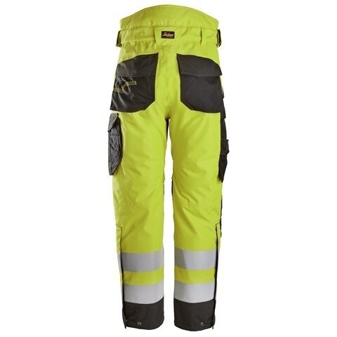 Ūdensnecaurlaidīgas SNICKERS WORKWEAR AllroundWork Hi-Vis 37.5® 6630 ziemas bikses 2 Ūdensnecaurlaidīgas SNICKERS WORKWEAR AllroundWork Hi-Vis 37.5® 6630 ziemas bikses 2