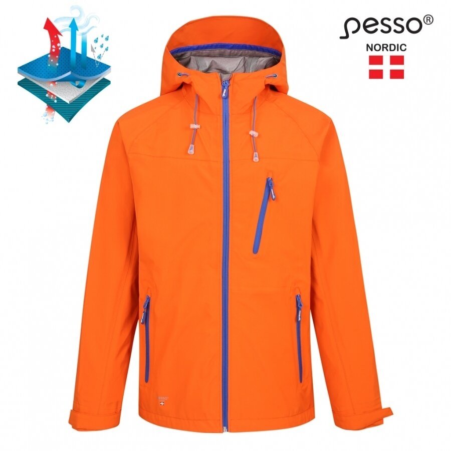 Ūdensizturīga jaka Pesso BONNA, oranža Ūdensizturīga jaka Pesso BONNA, oranža