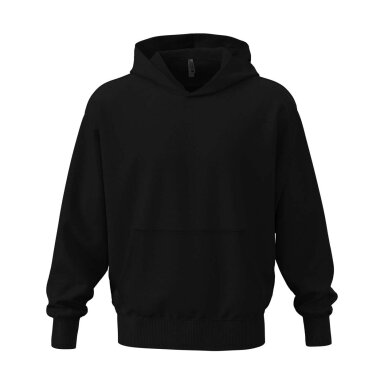 Unisex sporta krekls Stedman N9307 ar kapuci, melns