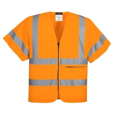 PORTWEST C372 veste ar rāvējslēdzēju un puspiedurknēm 2