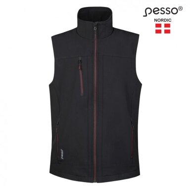 Liemenė Pesso Soft Softshell, juoda Liemenė Pesso Soft Softshell, juoda