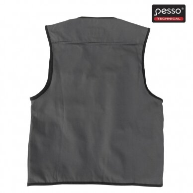 Liemenė Pesso DICP iš Canvas audinio, pilka 1 Liemenė Pesso DICP iš Canvas audinio, pilka 1