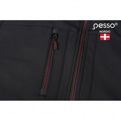 Veste Pesso Soft Softshell, melna 8 Veste Pesso Soft Softshell, melna 8