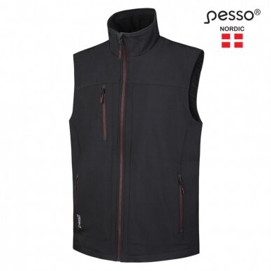 Veste Pesso Soft Softshell, melna