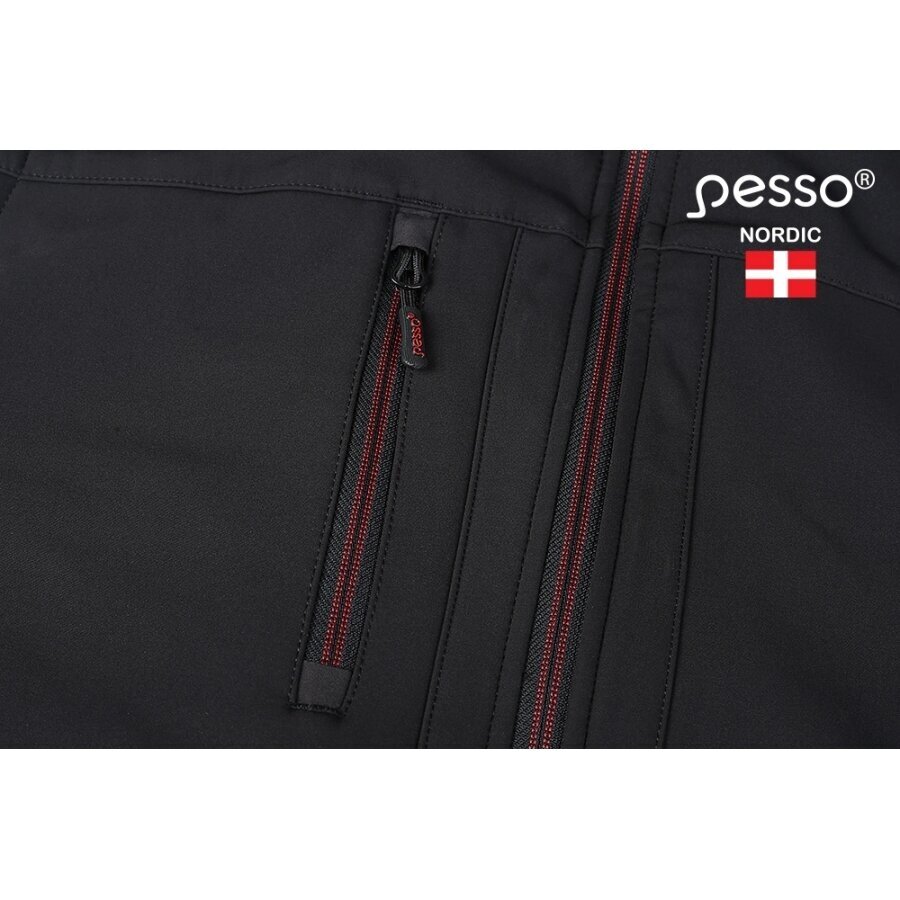 Veste Pesso Soft Softshell, melna 8 Veste Pesso Soft Softshell, melna 8