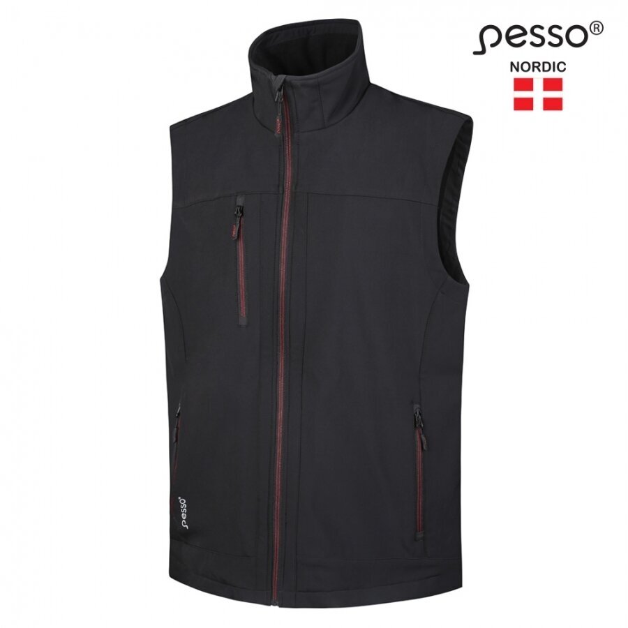 Veste Pesso Soft Softshell, melna Veste Pesso Soft Softshell, melna