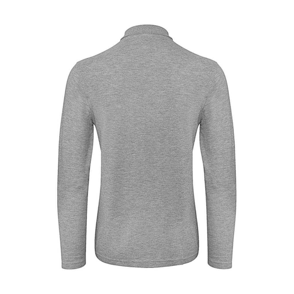 Vīriešu B&C ID.001 polo krekls ar garām piedurknēm 3 Vīriešu B&C ID.001 polo krekls ar garām piedurknēm 3