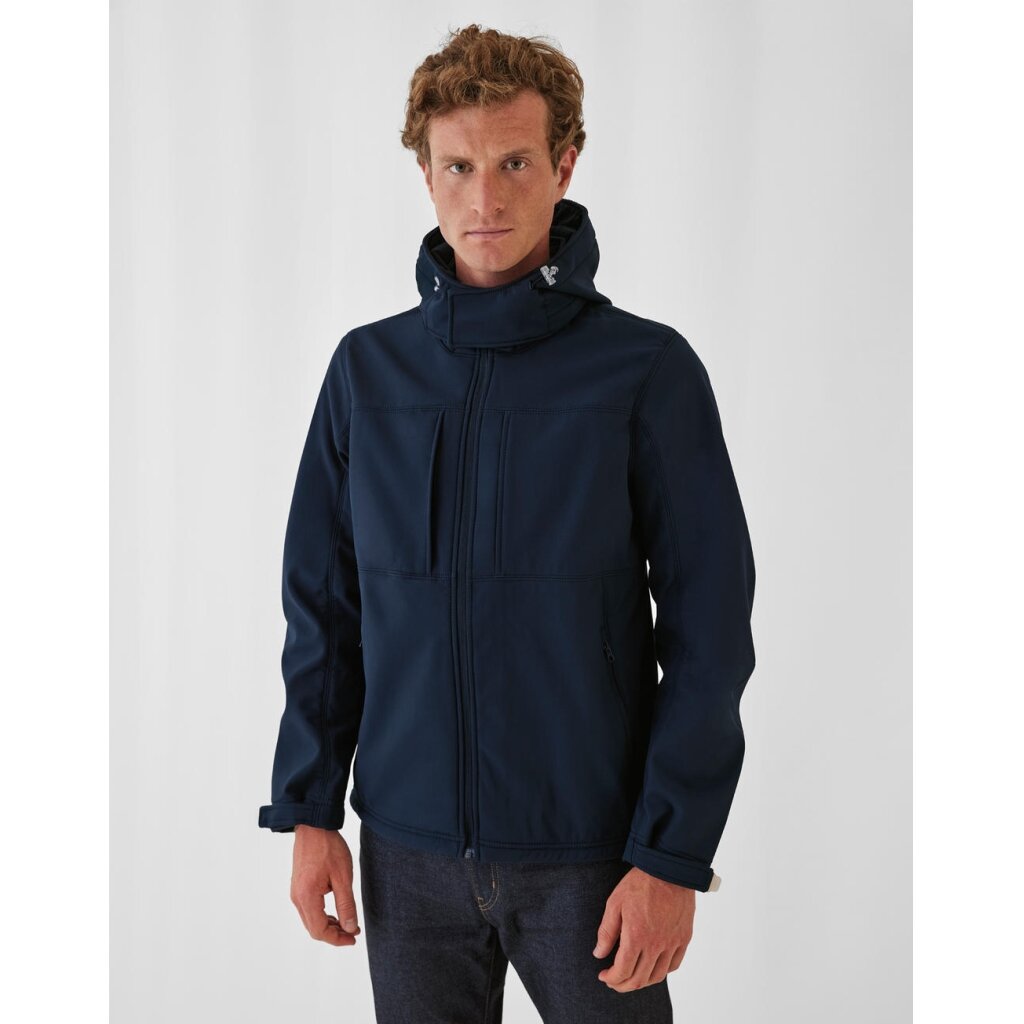 Vīriešu B&C Softshell JM950 zāliena un lietus jaka 1