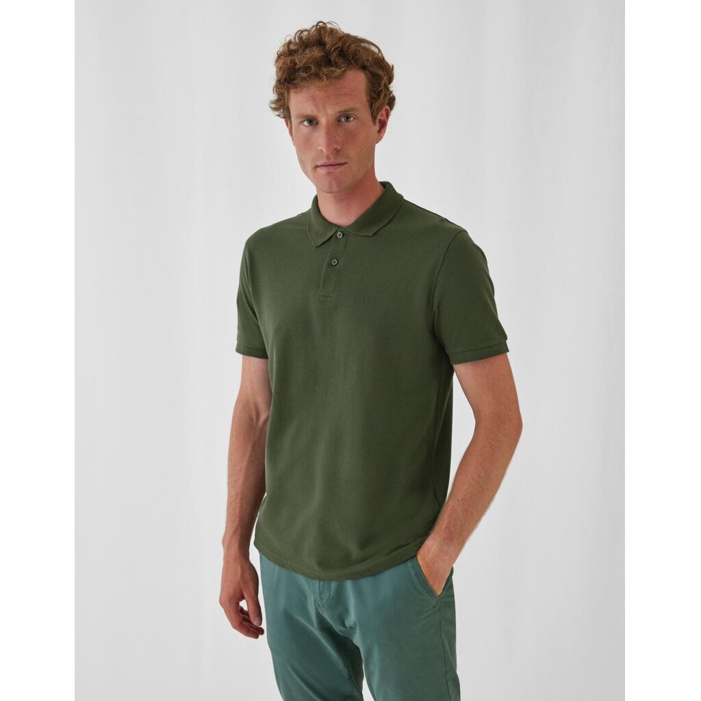 Vīriešu polo krekls B&C PM430 ar īsām piedurknēm 1 Vīriešu polo krekls B&C PM430 ar īsām piedurknēm 1