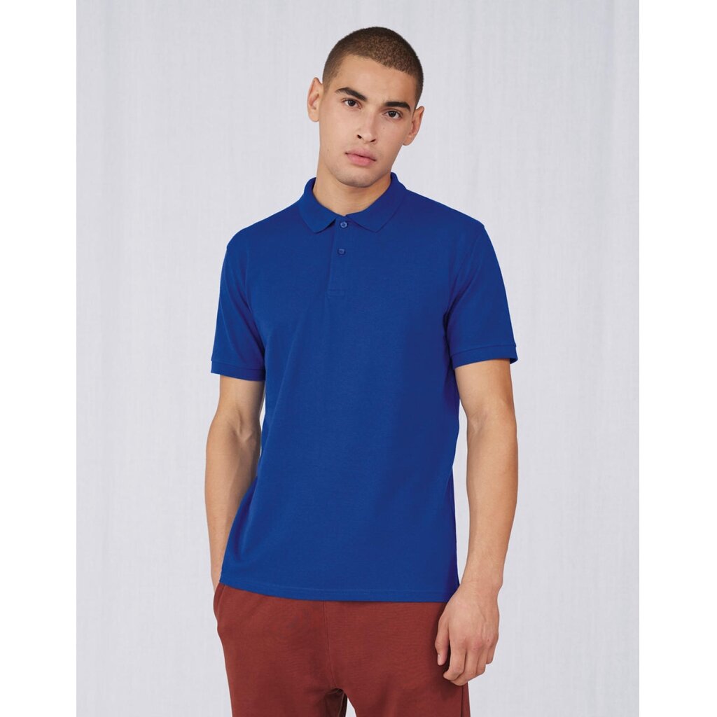 Vīriešu polo krekls B&C PM430 ar īsām piedurknēm 3 Vīriešu polo krekls B&C PM430 ar īsām piedurknēm 3