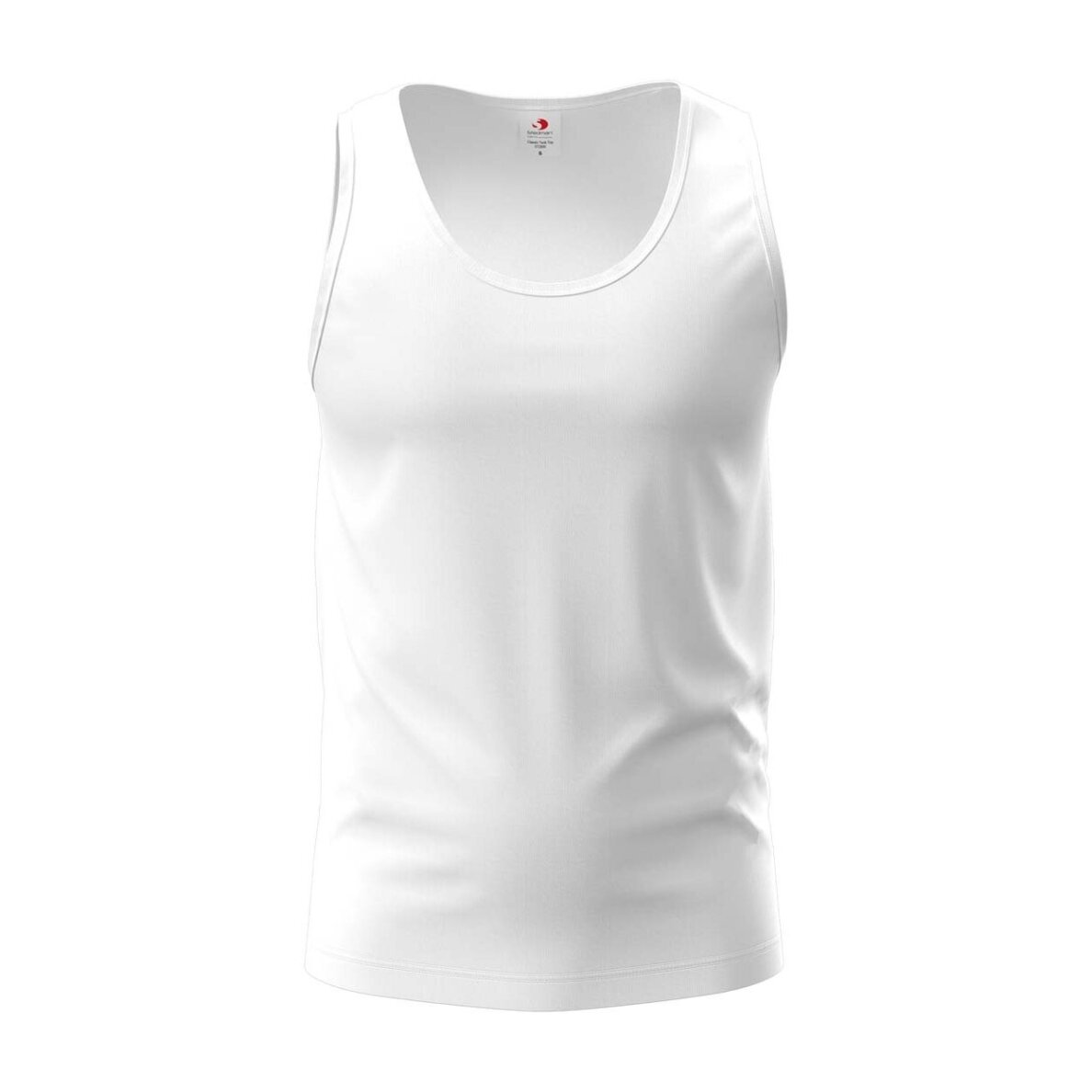 Vīriešu kokvilnas Stedman ST2800 krekls bez piedurknēm, white 3